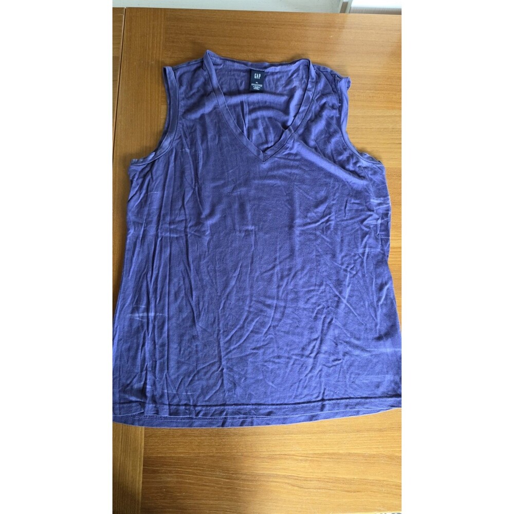 Gap Women's Periwinkle No Sleeve Top Size XL Vintage READ Description